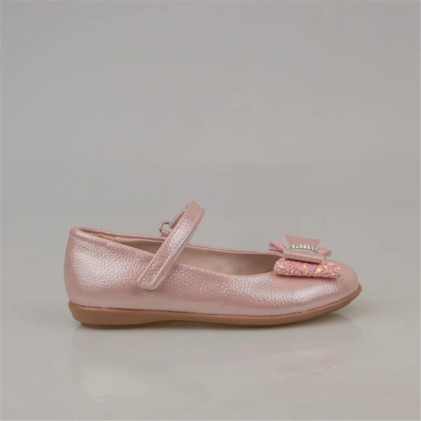 Trend Adımlar Pembe Bebe Kız Çocuk Bilek Cırtlı Babet - Resim 2