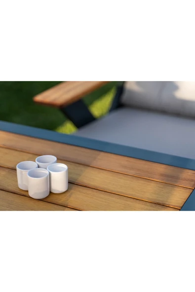 MİLLE GARDEN BAHÇE MOBİLYALARI ATİNA Bahçe Takımı 3+1+1 Takım - 6