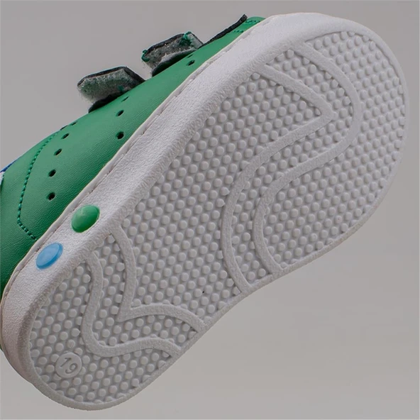 Trend Adımlar Yeşil Işıklı İlk Adım Bebe Sneaker - 6