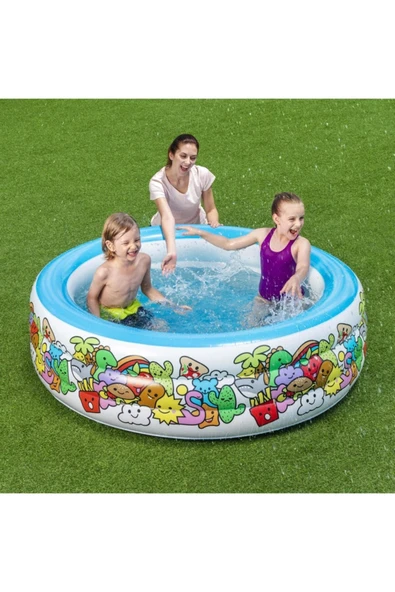Bestway Şişme Jumbo Desenli Havuz 1.52x51 cm - 4
