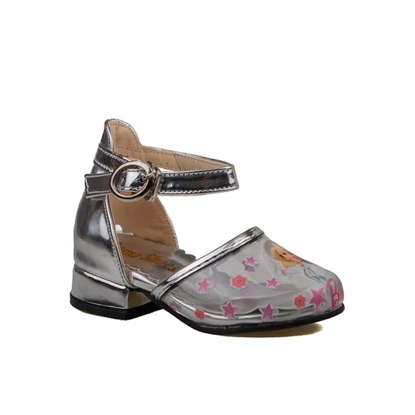 Trend Adımlar Fuşya Parlak Gümüş Şeffaf Bebe Klasik Ayakkabı ürün görseli