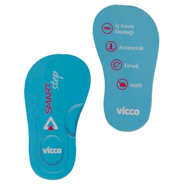 Vicco Mavi Oli Basic Unisex İlk Adım Günlük Ayakkabı - Resim 5