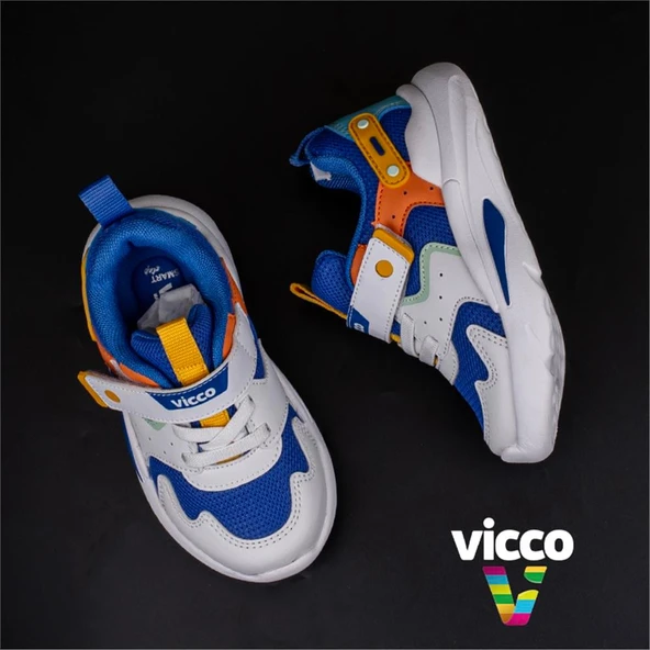 Vicco Saks Mavi Birdy Bebe Unisex Sneaker - Resim 6