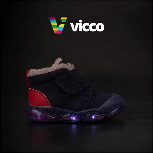 Vicco Lacivert Mind İlk Adım Bebek Işıklı Bot - 8