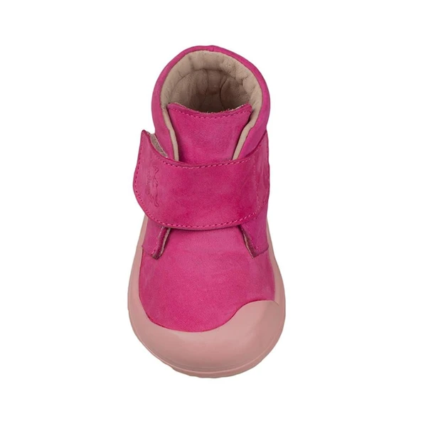 M2S Fuşya Cace Hakiki Deri Bebe Ortopedik Bot - Resim 4