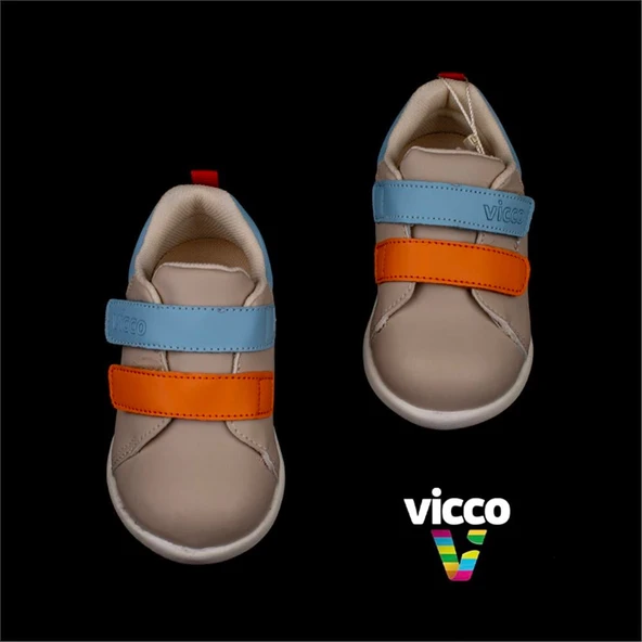 Vicco Bej Bangkok ilk adım Bebe Hafif Sneaker - Resim 6