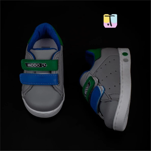 Trend Adımlar Füme Yoyo İlk Adım Bebe Işıklı Sneaker - Resim 4