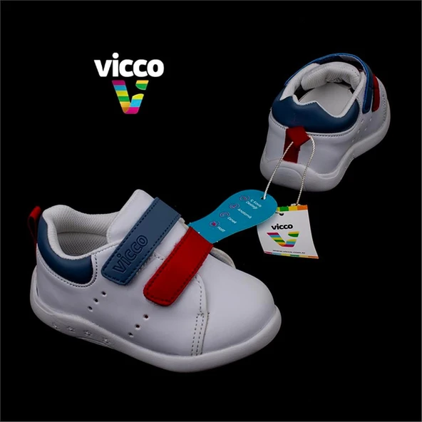 Vicco Kırmızı Bangkok ilk adım Bebe Hafif Sneaker - Resim 5