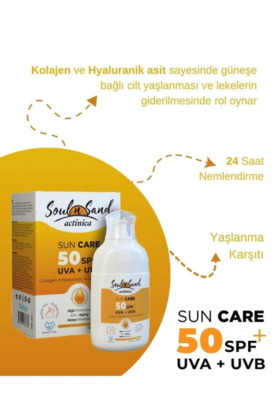 Soul N Sand Yaşlanma Karşıtı Actinica Spf 50 Güneş Kremi 110 ml - 2