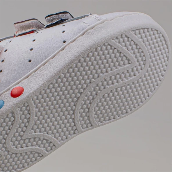 Trend Adımlar Kırmızı Işıklı İlk Adım Bebe Sneaker - 6