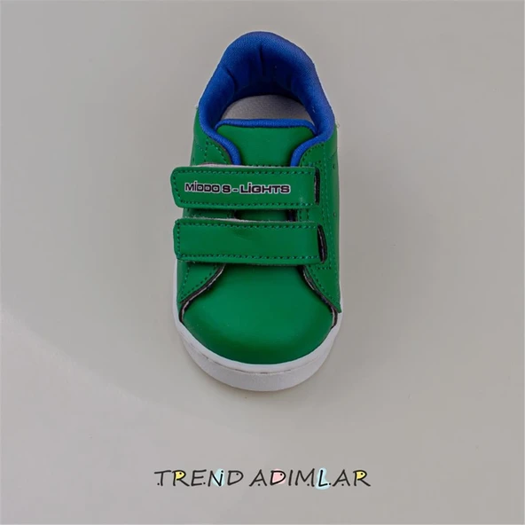 Trend Adımlar Yeşil Işıklı İlk Adım Bebe Sneaker - 4