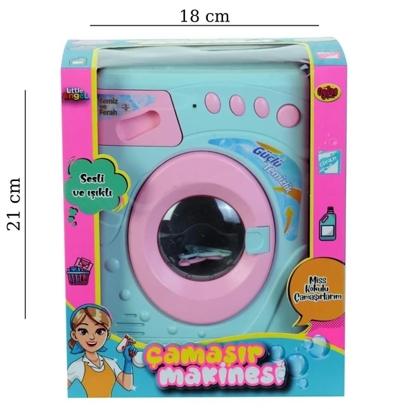 Kutulu Pilli Orta Boy Çamaşır Makinası