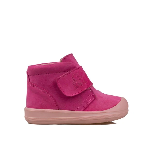 M2S Fuşya Cace Hakiki Deri Bebe Ortopedik Bot - Resim 2