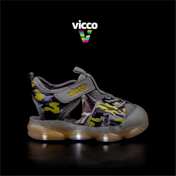 Vicco Gri Monrovia İlk Adım Bebe Unisex Sandalet - 5