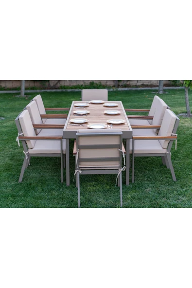 MİLLE GARDEN BAHÇE MOBİLYALARI Lagos Masa Takımı - 2