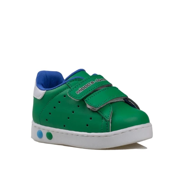 Trend Adımlar Yeşil Işıklı İlk Adım Bebe Sneaker - 2