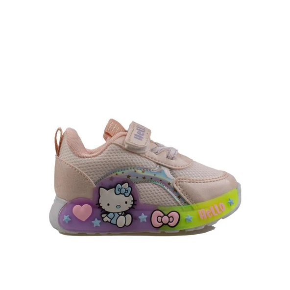 Trend Adımlar Pudra Kız Çocuk Işıklı Bebe Sneaker ürün görseli
