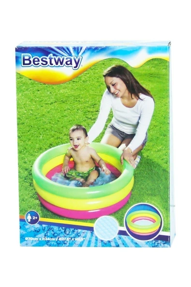 Bestway 70 Cm 3 Bölmeli Şişme Zemin Havuz - 2