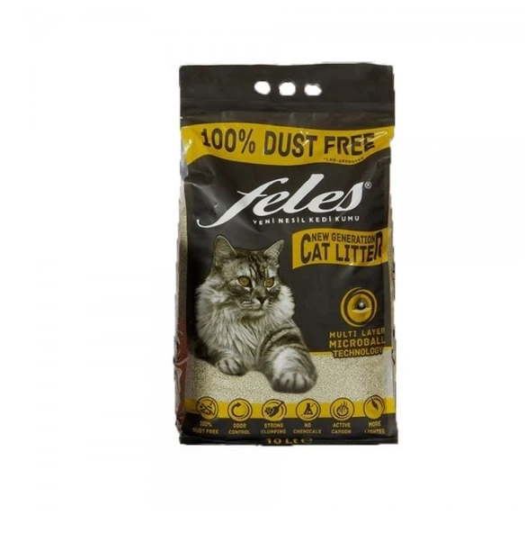 Feles Ultra Light Topaklanan Kedi Kumu 10L