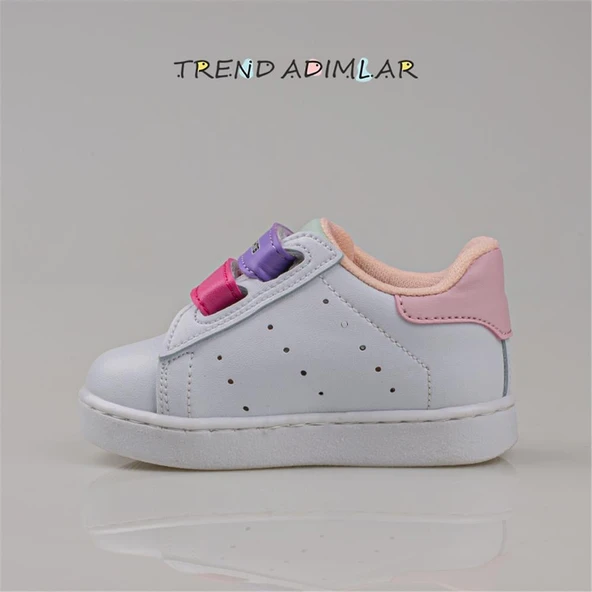 Trend Adımlar Lila Işıklı İlk Adım Bebe Sneaker - Resim 3