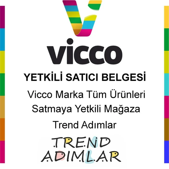 Vicco Mavi Pekin İlk Adım Bebe Sneaker - Resim 8