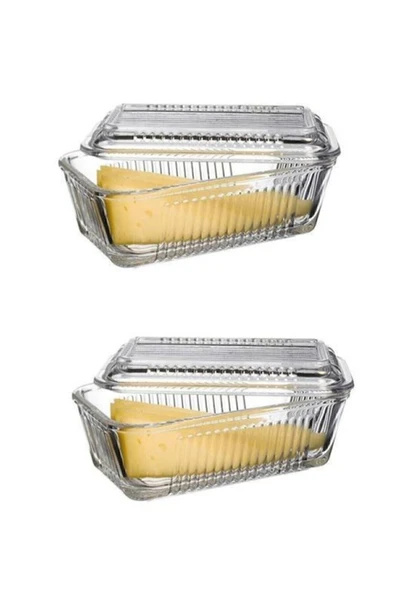 Paşabahçe 97711 Frigo 2' li Tereyağ Saklama Kabı