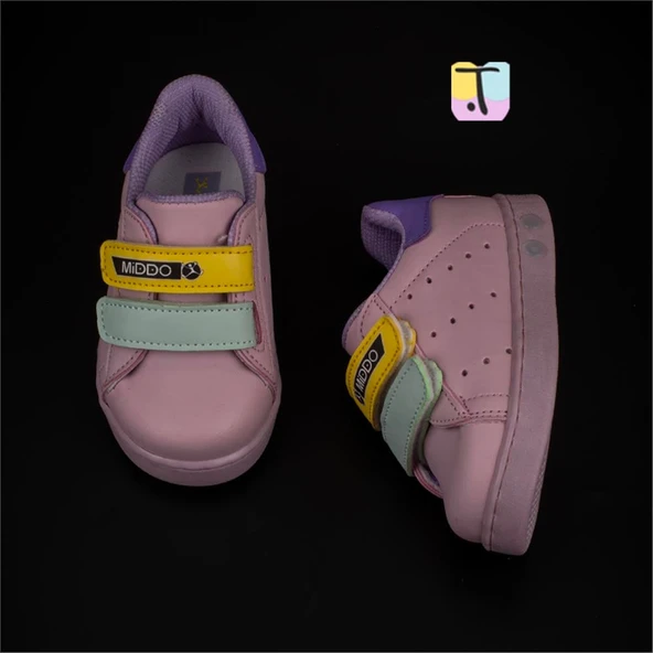 Trend Adımlar Pembe Yoyo İlk Adım Bebe Işıklı Sneaker - Resim 4