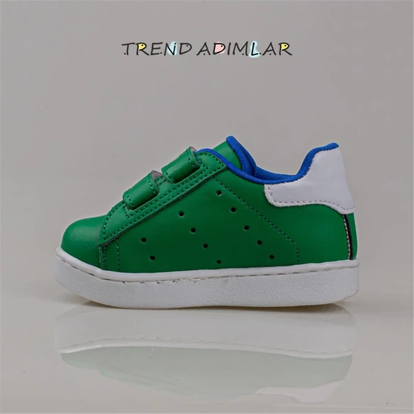 Trend Adımlar Yeşil Işıklı İlk Adım Bebe Sneaker - 3
