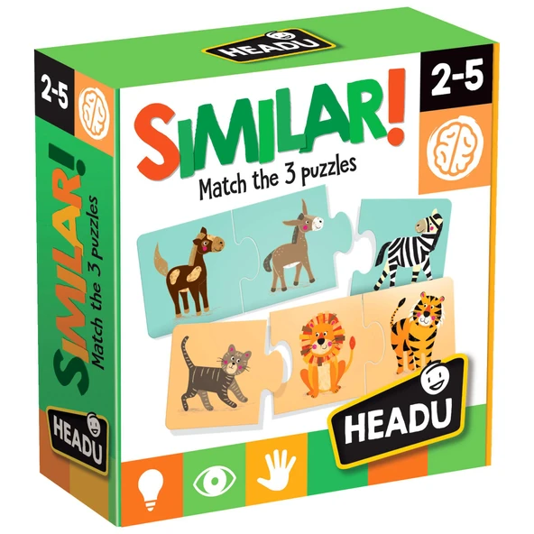 Headu Sımılar Puzzle 2-5 Yaş