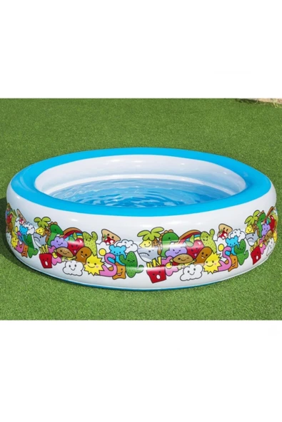 Bestway Şişme Jumbo Desenli Havuz 1.96x53 cm - 3