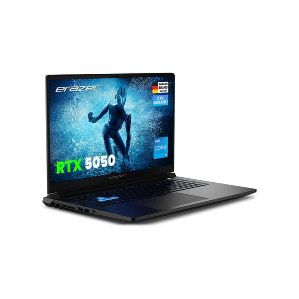 ERAZER Scout 15 E1 MD62765 Intel Core i5 13420H 16GB RAM 1TB SSD RTX5050 15.6" 144Hz FHD IPS Win11H Oyuncu Laptop - Resim 2