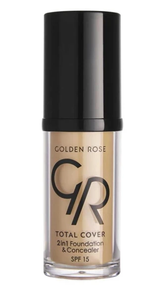 Golden Rose Total Cover 2in1 Foundation&Concealer No:21 - 1
