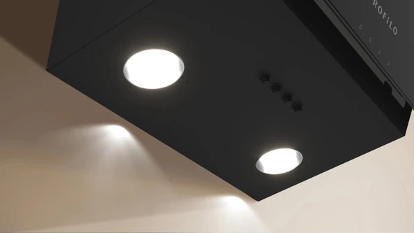 Profilo DVK6J361 59 CM Duvar Tipi Davlumbaz Siyah - 4