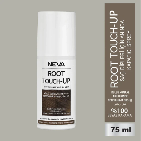 Neva Root Touch-Up Saç Dipleri İçin Anında Kapatıcı Sprey- Küllü Kumral 75ml ürün görseli