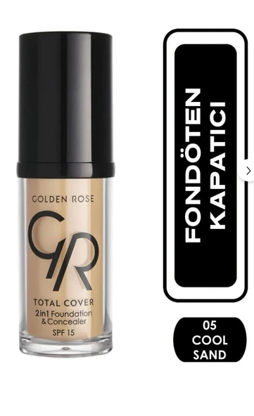 Golden Rose Total Cover 2in1 Foundation&Concealer No:05 - 1