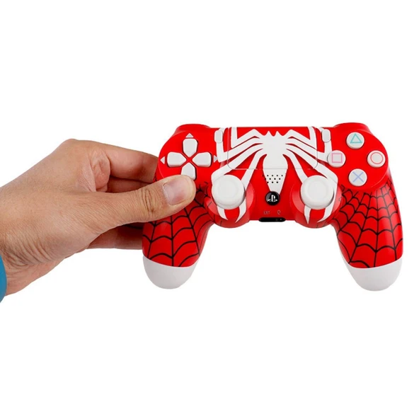 DualShock 4 V2 Spider-man ZCT2 Kablosuz PS4 Oyun Kolu - Resim 2