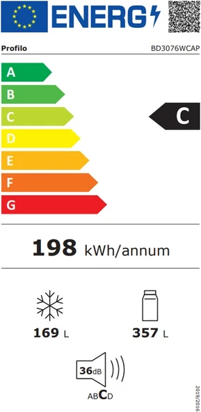 Profilo BD3076WCAP 526 LT No-Frost Kombi Tipi Buzdolabı - 4