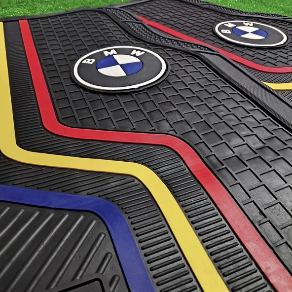 Üniversal BMW Latex Kauçuk-5 parça-Paspas-Kaydırmaz Taban-1.Sınıf İthal Ürün - 2