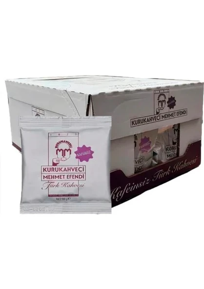 Kurukahveci Mehmet Efendi Kafeinsiz Türk Kahvesi 50 gr - Resim 7
