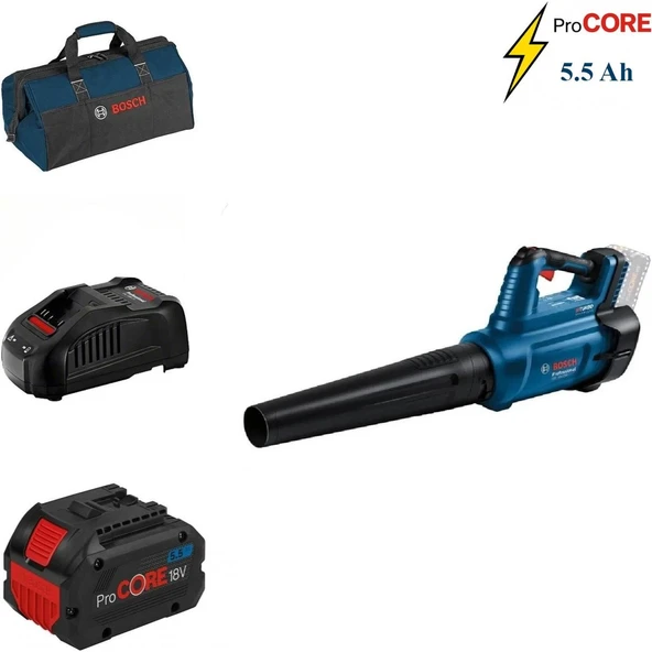 Gbl 18V-750 1x5,5 Ah Procore Akülü Yaprak Üfleyici Bez Çantalı - 1