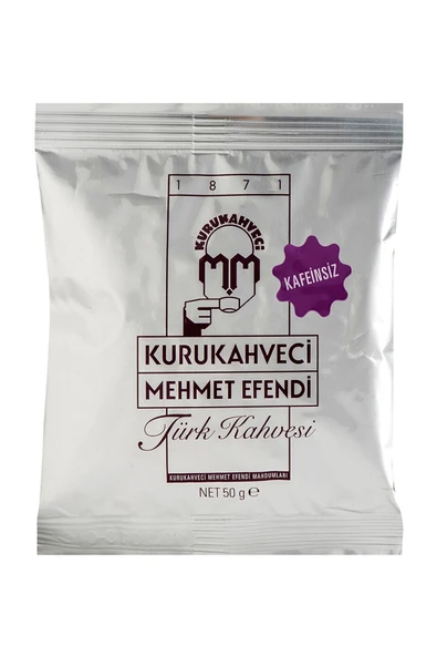 Kurukahveci Mehmet Efendi Kafeinsiz Türk Kahvesi 50 gr ürün görseli