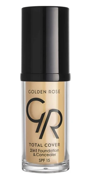 Golden Rose Total Cover 2in1 Foundation&Concealer No:03 - 1