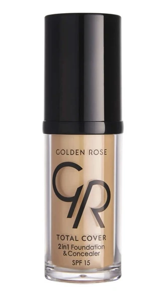 Golden Rose Total Cover 2in1 Foundation&Concealer No:22 - 1