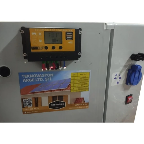 Taşınabilir Güneş Enerji Paketi 150w Güneş Paneli 80ah akü 600W inverter Tv Aydınlatma Paketi ürün görseli