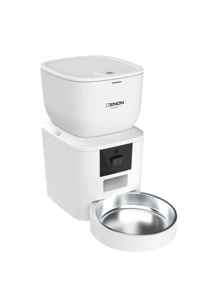 Xenon Smart Akıllı Otomatik Kedi Tuvaleti, Mama Kabı ve Bataryalı Su Pınarı 4'lü Pet Ürünleri Seti - 3