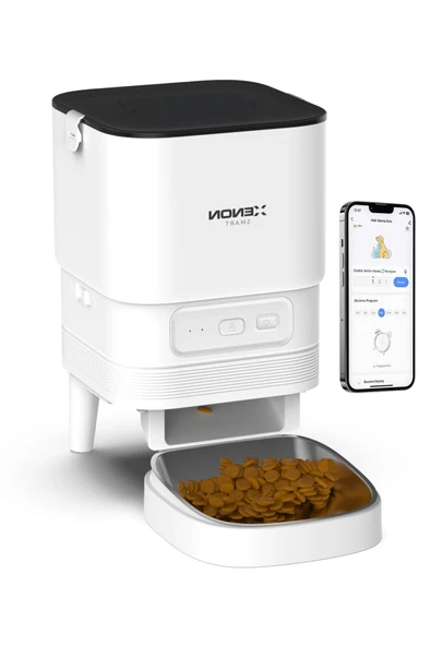 Xenon Smart Akıllı Otomatik Kedi Tuvaleti, Mama Kabı ve Bataryalı Su Pınarı 4'lü Pet Ürünleri Seti - 4