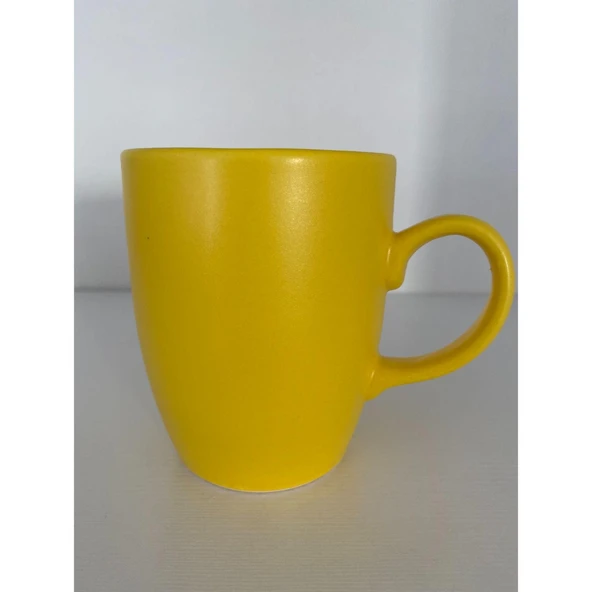 Happiness is Espresso Machiato Sarı Kupa Bardak - 2