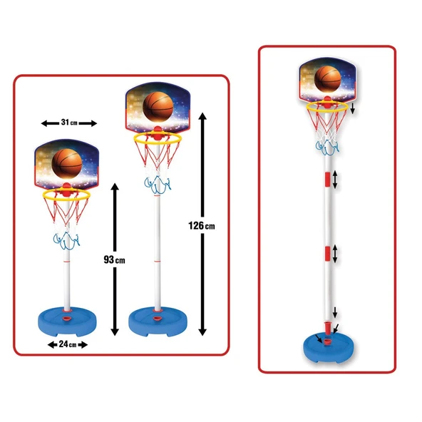 126 cm Ayaklı Pota Seti 6503