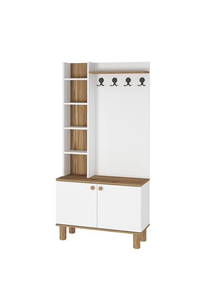 Kalender Dekor Evin-1 Bohem Ayaklı Ayakkabılık Portmanto Vestiyer - Resim 5