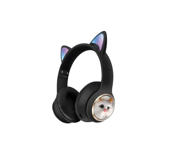 Sunix Wireless 5.3 Stereo Kedili Kulak Üstü Bluetooth Kulaklık Beyaz BLT-45 - 1